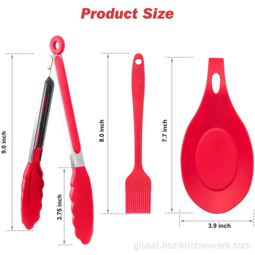 Food Tong Silicone Kitchen Tool Set Supplier